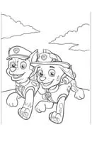 Paw Patrol kleurplaat 7